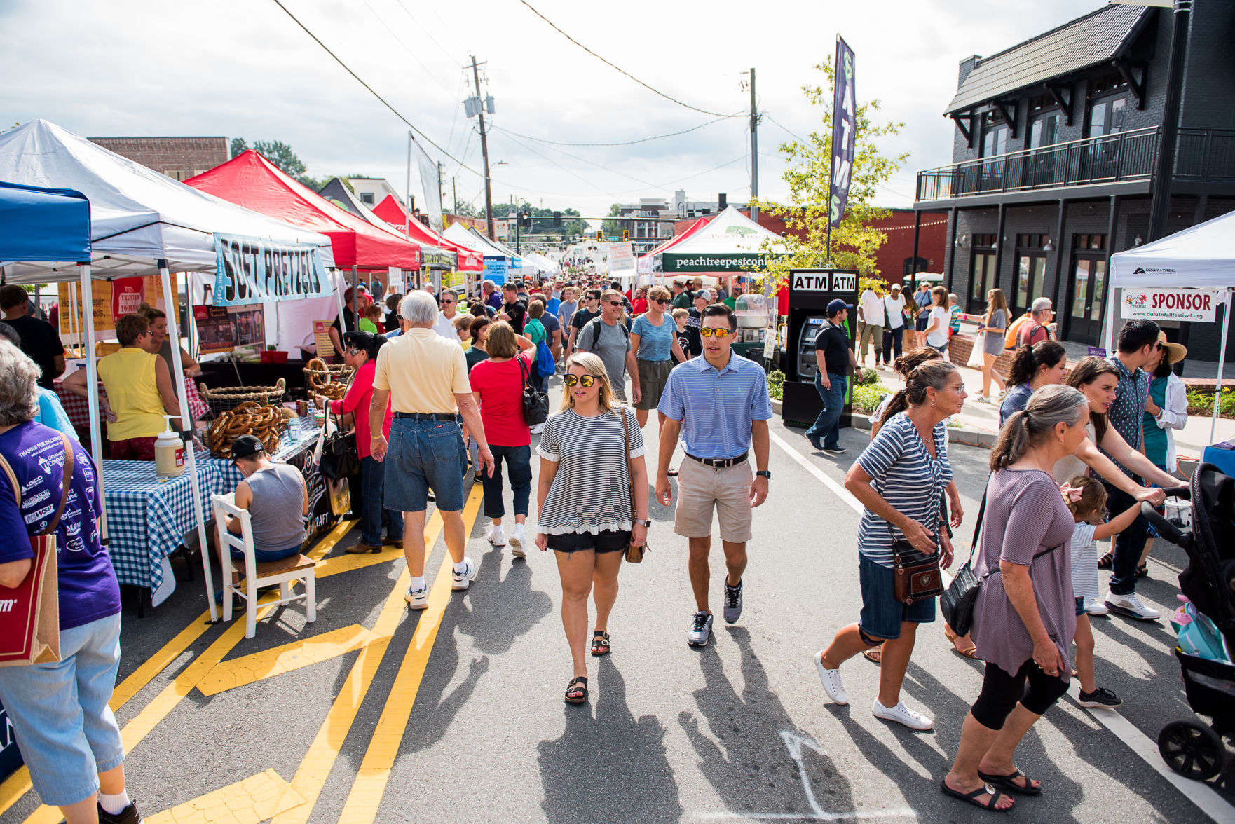 Duluth’s 36th annual Fall Festival boasts large crowds, though retains small-town feel